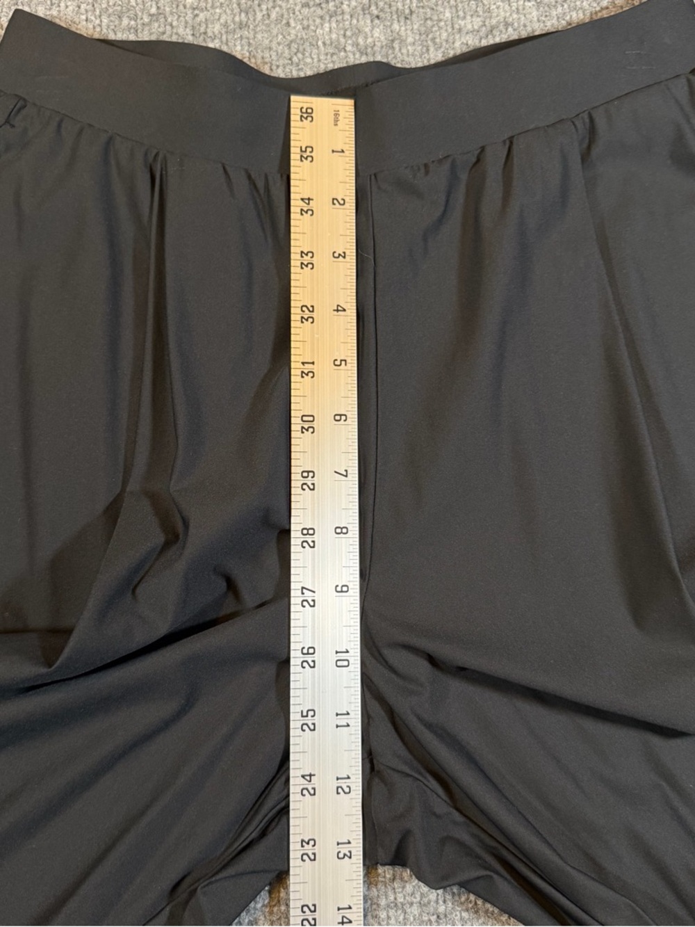 Uniqlo Ultra Stretch AIRism Straight Wide Pants Black Womens Size M - Picture 7 of 10
